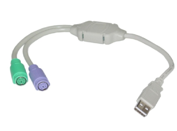 کابل تبدیل ps2 به USB به طول 30 سانتی متر