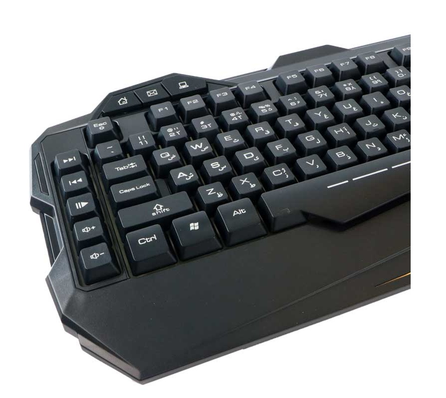 کیبورد و موس گیمینگ Verity V-KB6111GCW