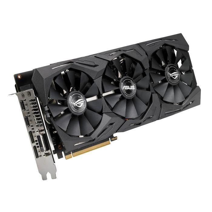  کارت گرافیک گیمینگ استوک ایسوس مدل ROG STRIX RX580 ظرفیت 8 گیگابایت